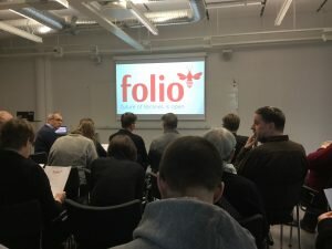 Konferensdeltagare på Folio-dagen